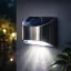 Szolár lámpa - fali - 10 x 5 x 8 cm - 4 fehér SMD LED