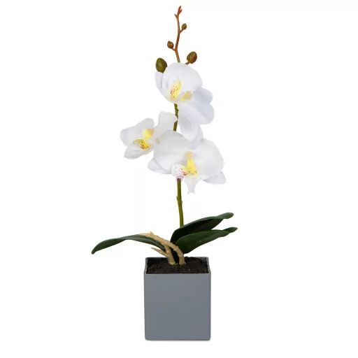 Műnövény dekoráció - orchidea - 3 féle - 29,5 cm