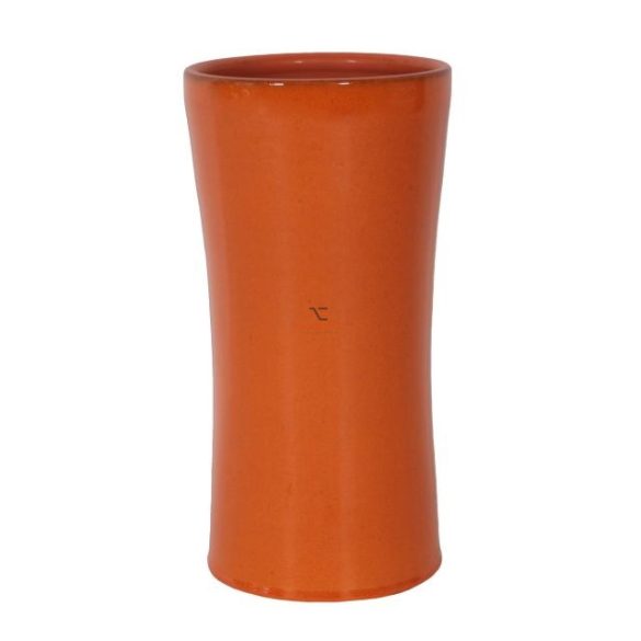 Váza kerámia 16x33cm narancssárga