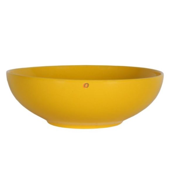 Mélytányér kerámia 23cm sárga