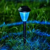  Leszúrható szolár lámpa "Katie" - RGB LED - 9 x 36 cm - színváltós