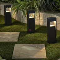   Leszúrható szolár lámpa "Domi" - 2 melegfehér LED - 33 x 8 x 5 cm