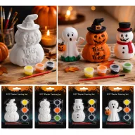   Csináld magad Halloween Kreatív Koponya Festő Készlet – 5 db-os szett 4 féle