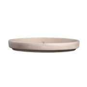 Cserépalátét agyag  22cm fehér