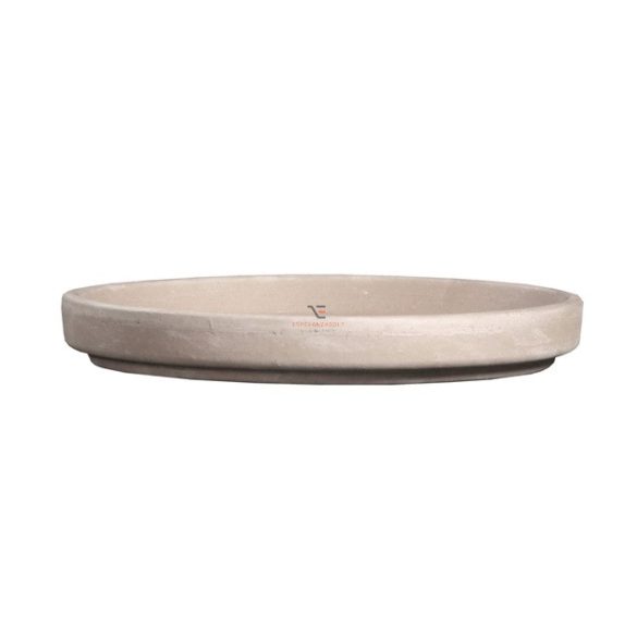 Cserépalátét agyag  22cm fehér