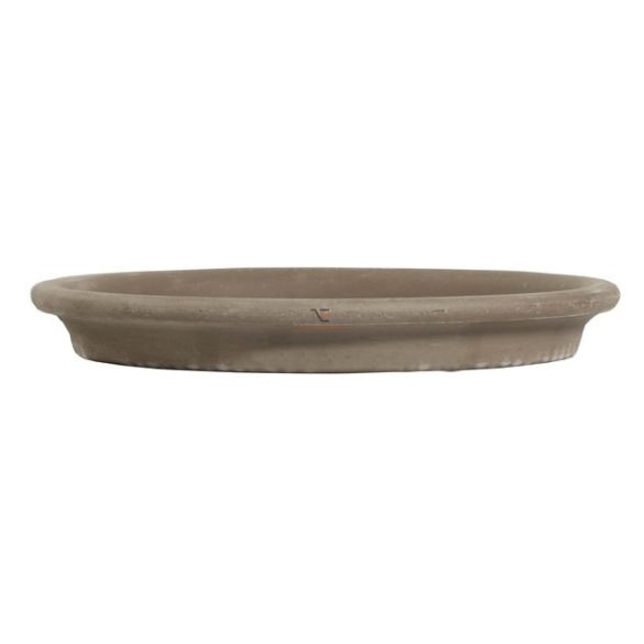 Cserépalátét agyag 22cm szürke