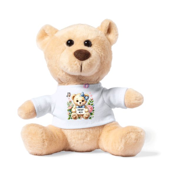 Egyedi fényképes Plüss Maci 16 cm, krém