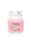 Yankee Candle® Gyertya közepes üvegben Cherry blossom 14x10cm