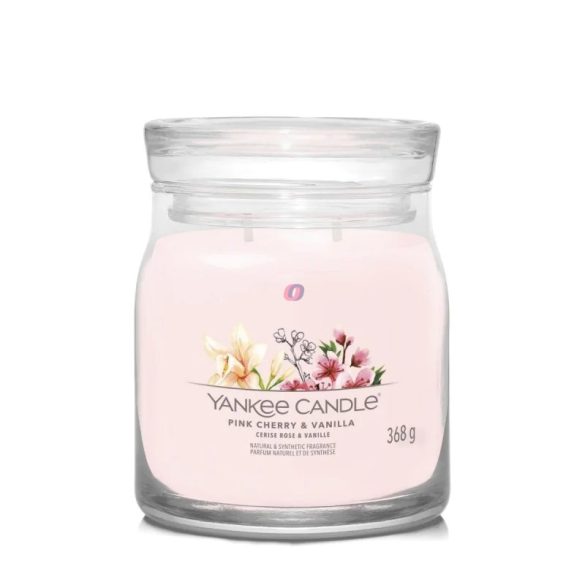 Yankee Candle Pink Cherry & Vanillia illatgyertya 370 gr