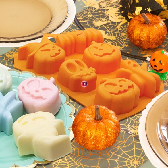 Halloween Szilikon Sütőforma – Tökéletes Őszi Süteményekhez! 23 x 17 x 3 cm