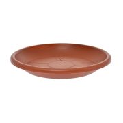 Cserépalátét kerek műanyag 14cm terra