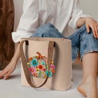 Prémium Labubu Táska "Autumn Orange" 37 x 41 x cm