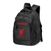   Prémium Liverpool Iskolatáska személyre szabható, egyedi névvel, "Szoboszlai" Fekete-Piros