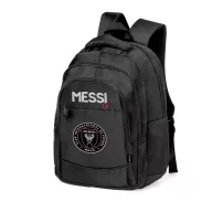   Prémium INTER MIAMI Iskolatáska személyre szabható, egyedi névvel, "MESSI" Fekete