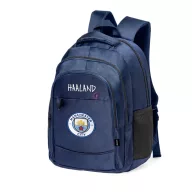   Prémium Manchester city Iskolatáska személyre szabható, egyedi névvel, "Haaland" Sötét kék