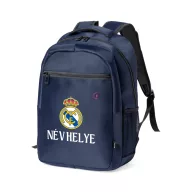  Real Madrid Iskolatáska, személyre szabható egyedi névvel, Sötétkék