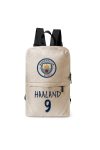 Manchester City hátizsák személyre szabható egyedi névvel és számmal Bézs "Haaland"