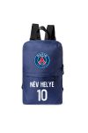 PSG hátizsák személyre szabható egyedi névvel és számmal sötétkék