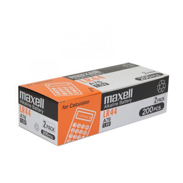 Gombelem LR44W Alkaline • 1,5V 10 db / csomag
