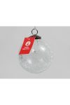 Gömbdísz üveg 12 cm átlátszó Karácsonyfa gömb