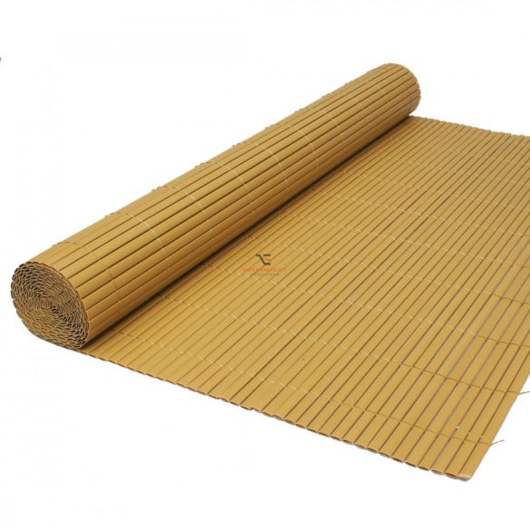 Prémium Műnád kerítés 1x3m bambusz ovális profilú