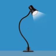   Flexibilis asztali lámpa - csipeszes - USB - állítható fényerő és színhőmérséklet - LED - fém