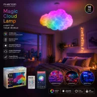   Színváltós felhő lámpa - Varázslat a szobában - 16 RGB LED - elemes - 25 x 20 x 15 cm