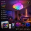 Színváltós felhő lámpa - Varázslat a szobában - 16 RGB LED - elemes - 25 x 20 x 15 cm