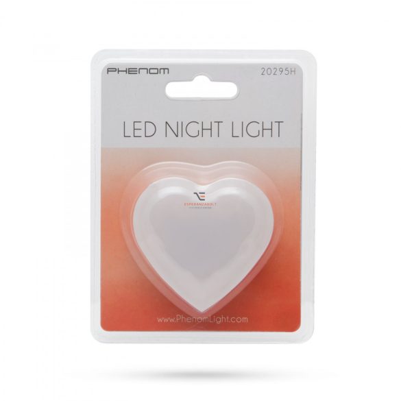 Piros LED irányfény Szív - 230 V