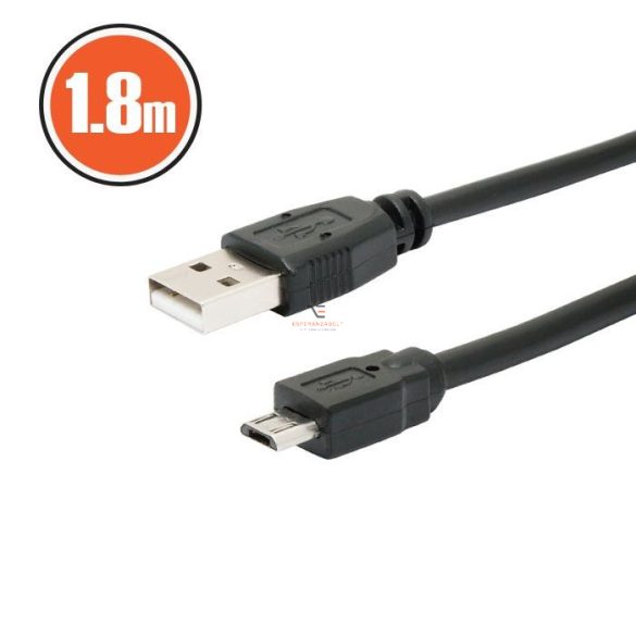 USB kábel 2.0 A dugó B dugó (micro) 1,8 m