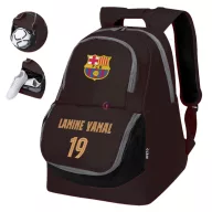   Barcelona Sport táska, hátizsák személyre szabható egyedi névvel és számmal Fekete