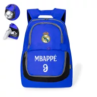   Real Madrid Sport táska, hátizsák személyre szabható egyedi névvel és számmal Kék