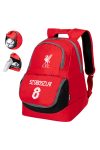 Liverpool Sport táska, hátizsák személyre szabható egyedi névvel és számmal Piros