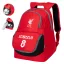 Liverpool Sport táska, hátizsák személyre szabható egyedi névvel és számmal Piros