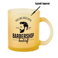 Prémium logózott, fényképes üveg bögre, egyedi grafikával 350 ml Narancssárga   Prémium logózott, fényképes üveg bögre, egyedi grafikával 350 ml Narancssárga