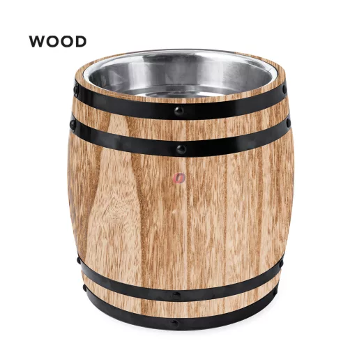 Prémium, design Jégkockatartó hordó, szigetelt, 3 L