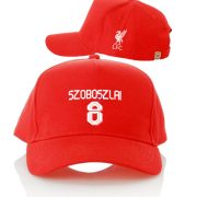   Liverpool stílusú Baseball sapka személyre szabható névvel többféle szín