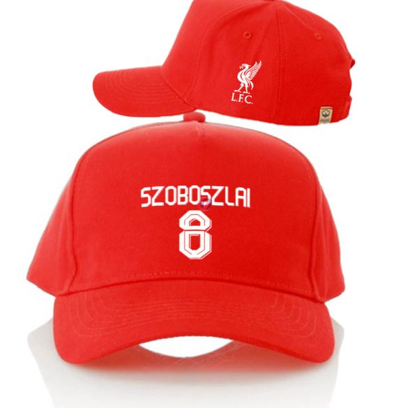 Liverpool stílusú Baseball sapka személyre szabható névvel többféle szín