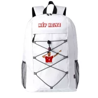   Szoboszlai hátizsák személyre szabható egyedi névvel Fehér