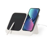   15W vezeték nélküli töltő digitális írótáblával – búzaszálból, ABS-ből és bambuszból