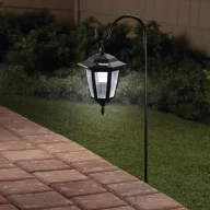 Szolár kerti kandeláber lámpa,  70 cm leszúrható