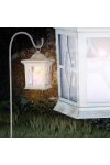 Vintage Napelemes lámpás leszúrható LED 70 cm kandeláber fehér DECOnline
