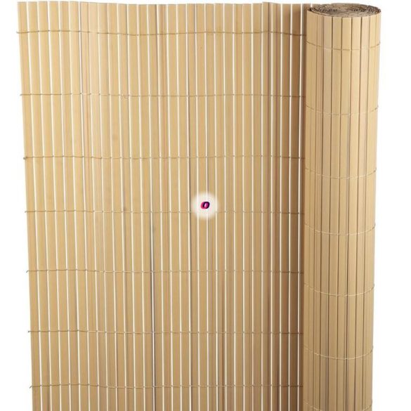 Deconline Műnád kerítés 2x3 m bambusz ovális profil