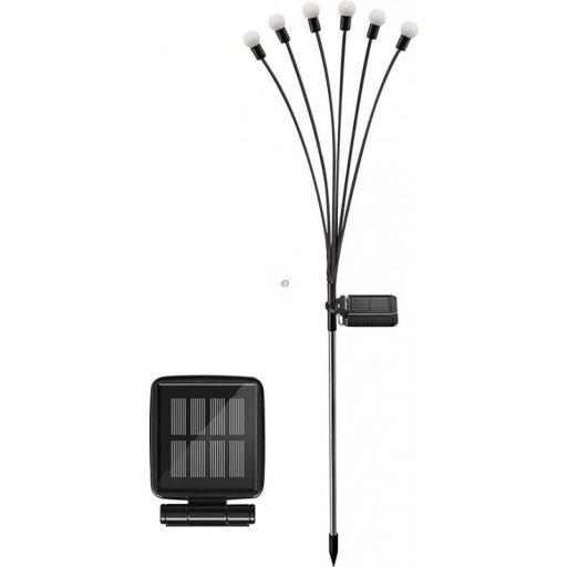 XL Prémium napelemes lámpa 72 cm 6 LED Fireball