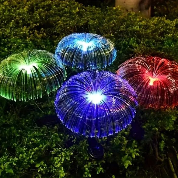Prémium színváltó napelemes medúza lámpa 75 cm