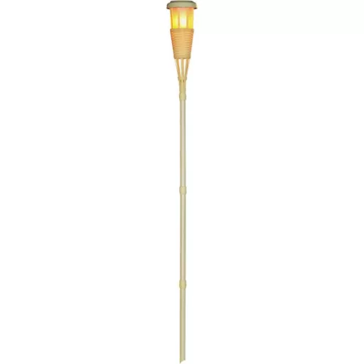 2 db-os  XXL Prémium lánghatású napelemes bambusz fáklya szett 167 cm