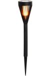 Lánghatású LED-es szolár lámpa, sárga LED 39,5 cm