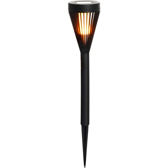 Lánghatású LED-es szolár lámpa, sárga LED 39,5 cm