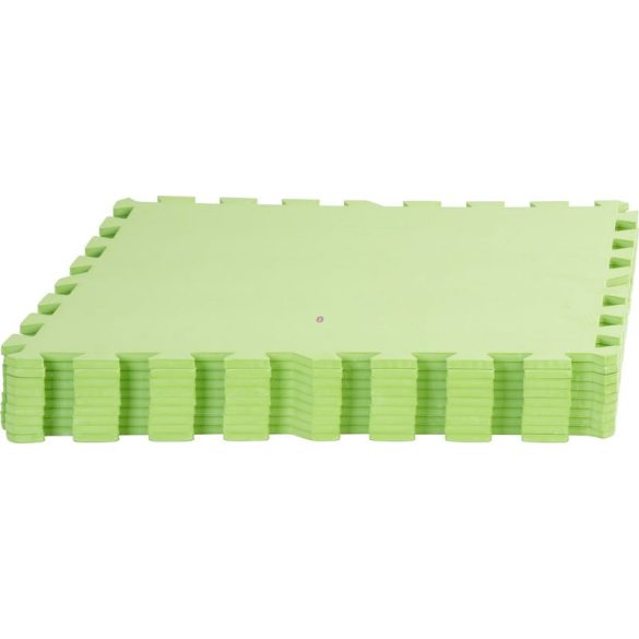 Vastag Medence alátét szivacs, polyfoam puzzle 8mm 9 db-os szett zöld