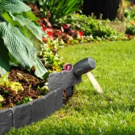   10 db kő hatású ágyásszegély kerítés "Stone" 2,5 m PRO GARDEN
